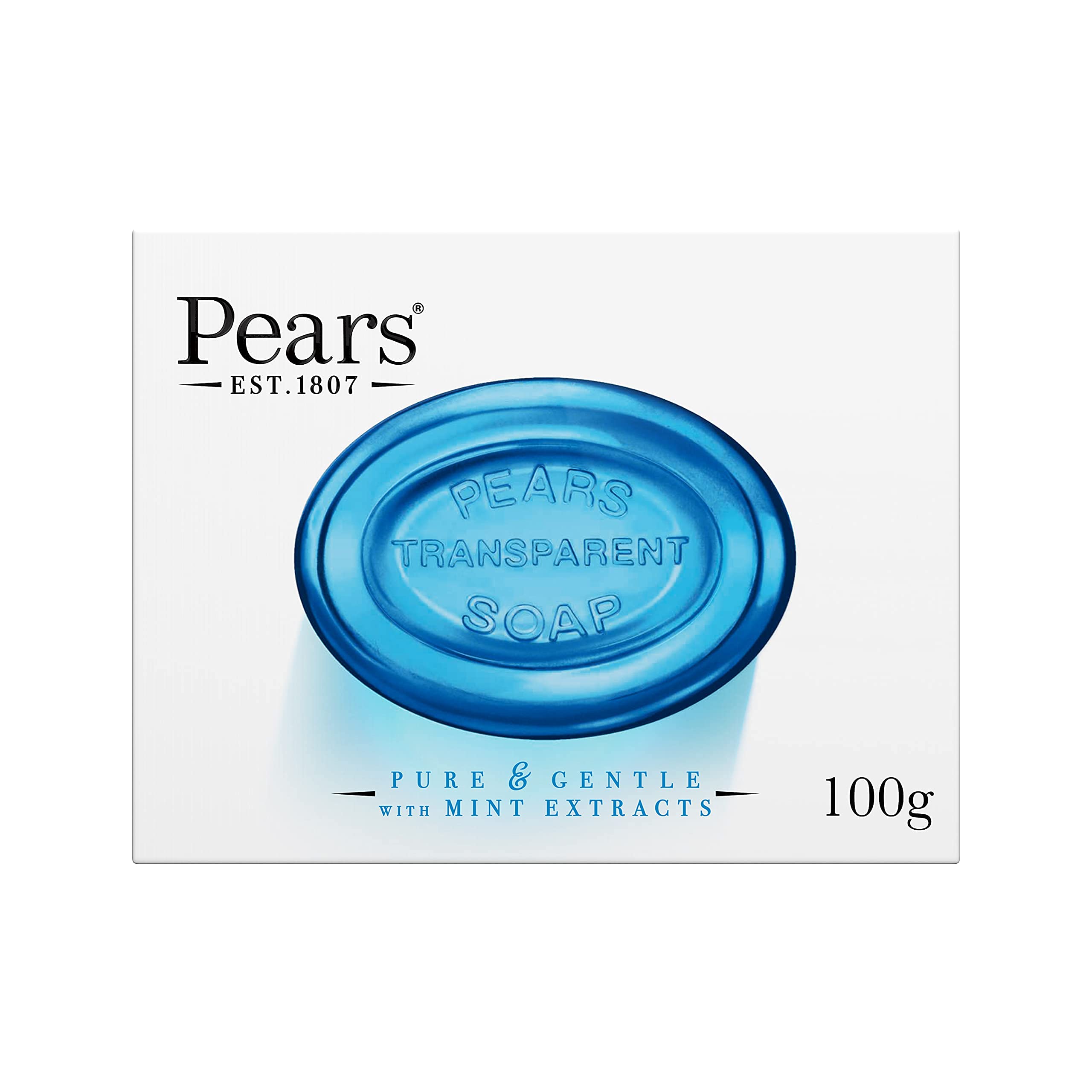 Buy Pears Pure & Gentle Mint Extracts 100g | Affordable & Durable - Premium Quality Toiletries Online - Product Image Buy Pears Pure & Gentle Mint Extracts 100g | Affordable & Durable - Premium Quality Toiletries Online - Product Image